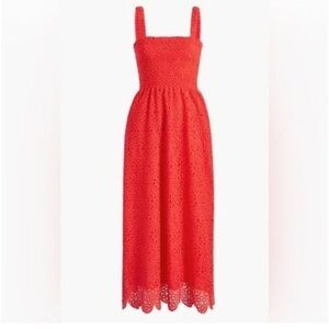Hill House Home Nap Dress in Poppy Lace Red in XL